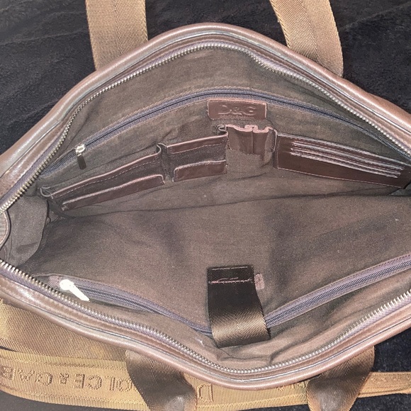 Dolce & Gabbana Tan Leather Briefcase - Picture 7 of 15